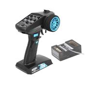 JISADER Kit de Control Remoto para Coche de Escalada RC, Compatible con vehículos Todoterreno RC de 6 Canales y Receptor para 99S y 82, Azul