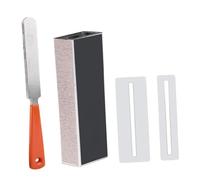 JISADER Kit de herramientas de mantenimiento y reparación de guitarras Kits de nivelación Suministros de pulido y lijado Protectores de diapasón