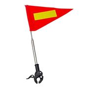 JISADER Kit de mástil para Bandera de Carrito de Golf, mástil telescópico, Suministros, fácil de Instalar, Bandera Triangular de versátil de Alta