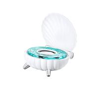 JISADER Lámpara de concha, altavoz, lámpara de mesa, lámpara de noche portátil, altavoz de sonido resistente al desgaste, altavoz BT para dormitorio,