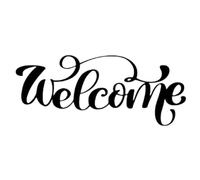 JISADER Letrero de Bienvenida de 12.0 x 5.0 in, Figura de Metal para Interiores, decoración para Colgar en la Pared, para Puerta Delantera, Dormitorio,