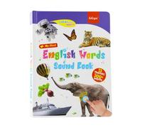 JISADER Libro de Sonidos de en inglés para niños, Vocabulario básico, Lectura, Ligeras, Aprendizaje para guarderías, Viajes, Preescolar