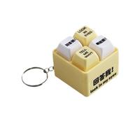 JISADER Llavero con teclado antiestrés que sonido, pasa el, artículos en miniatura, haz, creativo con luz para regalar a adolescentes.