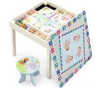JISADER Ma Infantil 50cm, Infantil Multi-Actividad, con Superficie de bloqu y Juegos, para niños 7-14 años, Mesa de Juegos de Mesa multifu