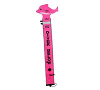 JISADER Marcador de Tubo Señal SMB Accesorios de Buceo Inflable Mecanismo de Válvula de Acero Inoxidable Material Nylon Adecuado para Rutas de, Rojo 150cm