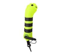 JISADER marcadora Superficie, Tubo señal, Accesorio fácil inflado para Pesca submarina al Libre, Buceo Inflable compacta y Ligera, Amarillo Fluorescente