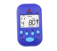 JISADER Mini metrónomo metrónomo electrónico, ligero, duradero, Beat Tempo Clip portátil para flauta, piano, guitarra, violín, saxofón, Azul