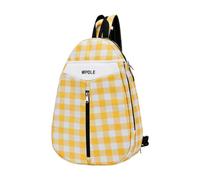 JISADER Mochila para bádminton con Espacio para Calzado y Raquetas de Tenis, Amarillo