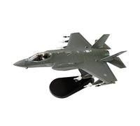JISADER Modelo de Avión de F-35A a Escala 1/72 con Base, Artículo de Colección para Juegos de rol, Modelo a Escala de Un Avión de Ataque para