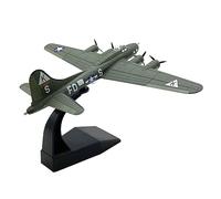 JISADER Modelo de Avión US B 17 Miniatura Fighter de Colección con Base y Aleación Realista para Decoración en Sala Oficina Bar Regalo