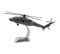 JISADER Modelo de helicóptero con Soporte de exhibición, Escala 1:100, aleación, procesamiento CNC, Juguete Educativo, Adorno, colección de Aviones fundidos a