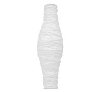 JISADER NightStand Lámpara de Pie Pantalla de Papel Contemporáneo Simple para Dormitorios Hecho a Mano