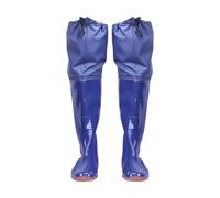 JISADER Pantalones de vadeo Stockingfoot Antideslizantes para Hombres, Pantalones de Agua, Botas Tipo calcetín, Botas de vadeo Bootfoot Transpirables de PVC, Zapatos Talla 41 EUR