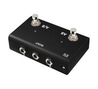 JISADER Pedal de efectos de guitarra Aby, selector doble, mini pedal multifunción, interruptor Aby para conciertos.