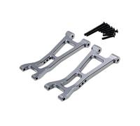 JISADER Piezas de Repuesto del Brazo Inferior Trasero fáciles de Instalar, Accesorio RC, Aluminio RC Swing Arm Set de Aluminio para 16209 16210 1:16 Car RC a, Color Titanio