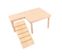 JISADER Plataformas de Madera para hámster Juguete para hámster Parque de Juegos con Escalera para trepar Plataformas de Escalada para Animales pequeños para, Izquierda