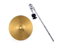 JISADER Platillo Crash de Cobre para Batería de Jazz para Percusionistas Principiantes con Construcción de Aleación de Latón Y Abrazadera de Soporte Adecuada