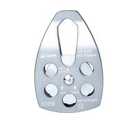 JISADER Polea para Cuerda de Escalada, de Una Sola Polea, de Alta on Rodamiento de Bolas, Compatible con Múltiples Anclajes, Estructura Lateral F, Grey