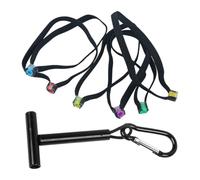 JISADER Portacarrete de Tippet para Pesca con Mosca, Soporte para Tippet de líder de Pesca con Carrete, Suministros para Carpa, lubina Rayada, Trucha, salmón, con 6 Carretes de Extensión