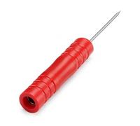 JISADER Puntas de Prueba para Multímetro Profesional de Acero Inoxidable con Aguja de Perforación 0.7mm y Conector 2mm, Punta de prueba de 0.7mm, acero inoxidable, modelo corto