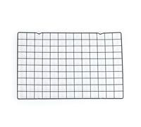 JISADER Rejil de enfriamiento rectangur, rejil antiadherente de hierro para repostería, 45x30 cm, para hornear y secar