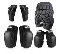 JISADER Set Protección 7 Piezas para Patinaje y Ciclismo, Rodilleras y para Niños y Adultos , XL (Peso 75-105 kg)