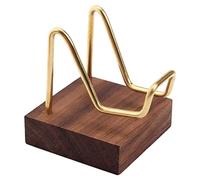 JISADER Soporte Mineral Base de Madera Soporte Exhibidor Cristales Estructura Duradera Diseño Especial Adecuado para Oficina Salón de Clases Casa