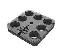 JISADER Soporte para Múltiples Micrófonos Resistente para Músicos, Estudios en Casa Y Servicios Religiosos.