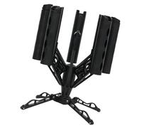 JISADER Soporte Portátil para Caña de Pescar Ajustable de 360° con Marco Giratorio para Señuelos Giratorios.