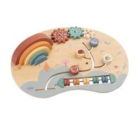 JISADER Tablero de Actividades para Niños, Juguete Portátil, Regalo para Jardín de Infantes, para Desarrollar La Motricidad Fina Y El Aprendizaje.