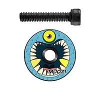 JISADER Tapa para Bicicleta con Tornillo Cubierta de Vástago Auricular Componente de Aluminio Resistente Diseño Ligero Adecuada para, Azul