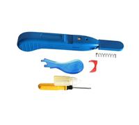 JISADER Tijeras de podar para recoger pimientos, accesorios, mango ajustable antideslizante, podadora manual para jardinería.