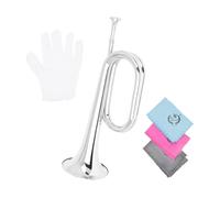 JISADER Trompeta de, que suena, mini instrumento de viento para estudiantes que interpretan en, Plata