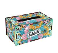 JISHSHAY Diamond Painting - Caja de pañuelos con diseño de flores y diamantes, diseño de flores, bordados, diamantes, tejido de diamantes, bordado, diseño de punto de cruz, para servilletas, 22,5 ×