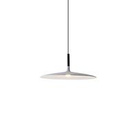 JISHUBO Lámpara colgante de metal con forma de platillo volador creativo, lámpara colgante de cabeza única para techo, candelabro decorativo LED, accesorio de iluminación de lujo ligero para comedor y