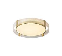JISHUBO Lámpara de Techo de Cristal de Metal con Personalidad Creativa, lámpara de Techo de Montaje Empotrado LED, lámpara de Techo con atenuación de 3000K-6000K, lámpara Plana con Pantalla acrílica,