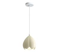 JISHUBO Pantalla de lámpara colgante de resina de estilo de diseño creativo, luz colgante de techo de montaje empotrado, lámpara de araña de una sola cabeza con tornillo E27, bar, balcón, accesorios d