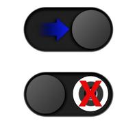 JiSiTeCai Cubierta deslizante para cámara web [4 unidades], metal delgado de 0.02 pulgadas + cubierta magnética para cámara web MacBook Pro, iMac, laptop, PC, iPad Pro, iPhone, para tu privacidad