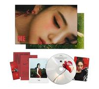 JISOO - JISOO OF BLACKPINK - First Single Album [ME] (Red Ver.) Photobook + CD + Selfie Photocard + Polaroid + Lyrics Paper + Bookmark + 2 Extra Photocards