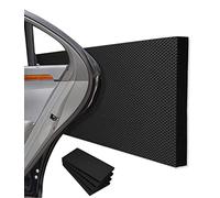 Jissta 4 Protector Pared Garaje Autoadhesivos, 40 x 20 x 2cm Protector Columnas Garaje, para Paredes de Garaje, Puertas y Parachoques Protección contra Impactos, Protector Puertas Coche Negro