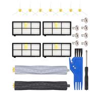 Jissta Accesorios de Recambios para iRobot Roomba Serie 800 900,Repuestos Cepillos Compatible con 850,851 860 865 866 891 896 900 960,1 Cepillos de Rodillos,4 Filtros,7 Cepillos Laterales