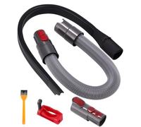 Jissta Conector de manguera de repuesto para aspiradora Dyson V15, V11, V10, V8, V7 con boquilla de conexión flexible, manguera de extensión, cierre de interruptor y cepillo de limpieza