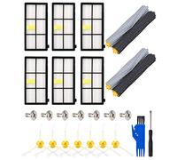 Jissta Kit Recambios Cepillos para iRobot Roomba Serie 800 900, Accesorios Repuestos Compatible con 896 895 890 880 870 871 960 976 990 981 980, 2 Cepillos de Rodillos,6 Filtros,7 Cepillos Laterales