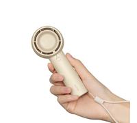 JISULIFE Mini ventilador portátil diseño seguro sin aspas, potente ventilador turbo de mano con 3 velocidades, diseño de bolsillo pequeño para viajes y uso diario, regalo para niñas y mujeres