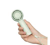 JISULIFE Mini ventilador portátil diseño seguro sin aspas, potente ventilador turbo de mano con 3 velocidades, diseño de bolsillo pequeño para viajes y uso diario, regalo para niñas y mujeres
