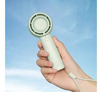 JISULIFE Mini ventilador portátil diseño seguro sin aspas, potente ventilador turbo de mano con 5 velocidades, 16 horas de enfriamiento, bolsillo pequeño para viajes o uso diario