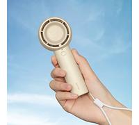 JISULIFE Mini ventilador portátil diseño seguro sin aspas, potente ventilador turbo de mano con 5 velocidades, 16 horas de enfriamiento, bolsillo pequeño para viajes o uso diario