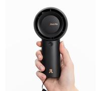 JISULIFE Turbo Ventilador de Mano [18H Max] Mini Ventilador de Mano Portátil, 6000mAh USB Recargable Ventilador Personal, Funciona con Batería Pequeño Ventilador de Bolsillo con 5 Velocidades -Negro