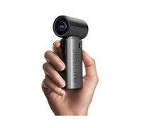 JISULIFE Ventilador Portátil de Mano, Turbo Power, Aire de Alta Velocidad, Recargable de 5000 MAh, Diseño de Bolsillo, Ventilador Personal Negro