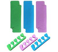 Jitnga 6 Piezas Separador Para Dedos De Los Pies, Espuma Suave Esponja Separadores Del Dedo Divisor Manicura Pedicura Herramientas Para Gel Polaco Revestimiento Pintura
